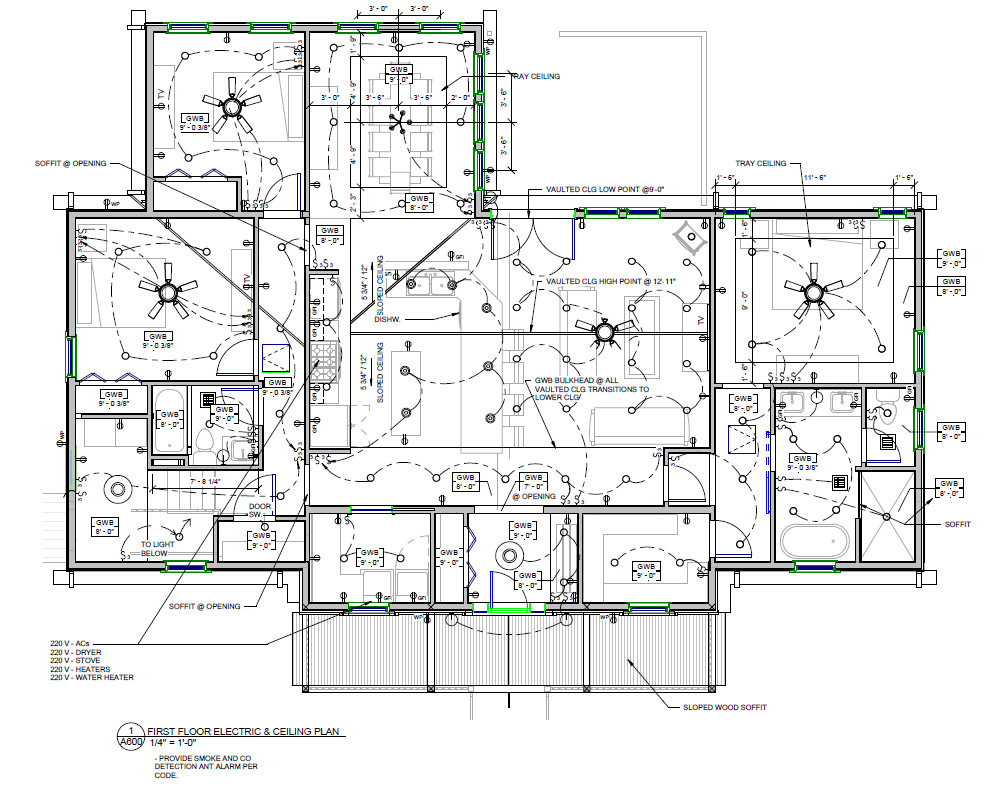 Residence 3Bed 2Bath - Electric Plan